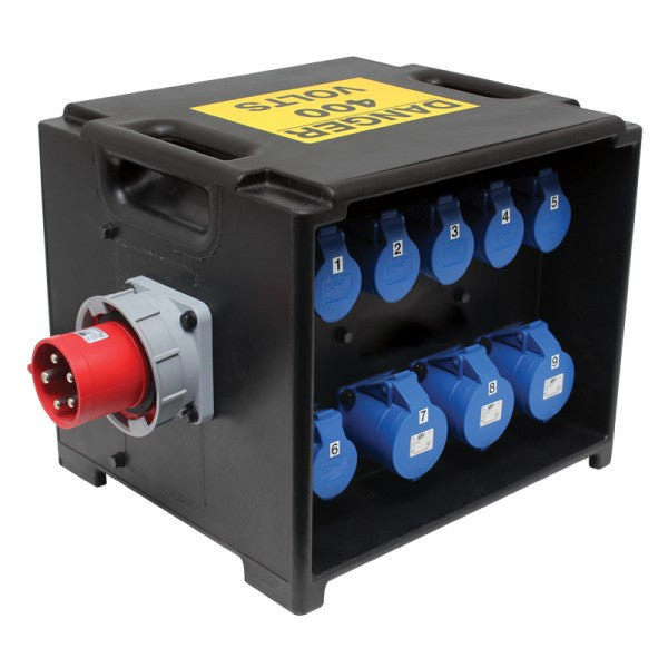 63A Three Phase Power Distribution Unit (Distro) – Available for Hire – MAV Hire