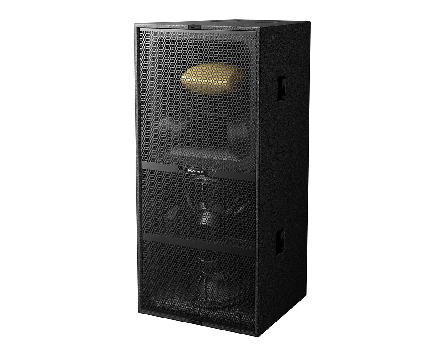 Pioneer XY-3B Dual 12-Inch Three-Way Hybrid Loudspeaker – Available for Hire – MAV Hire