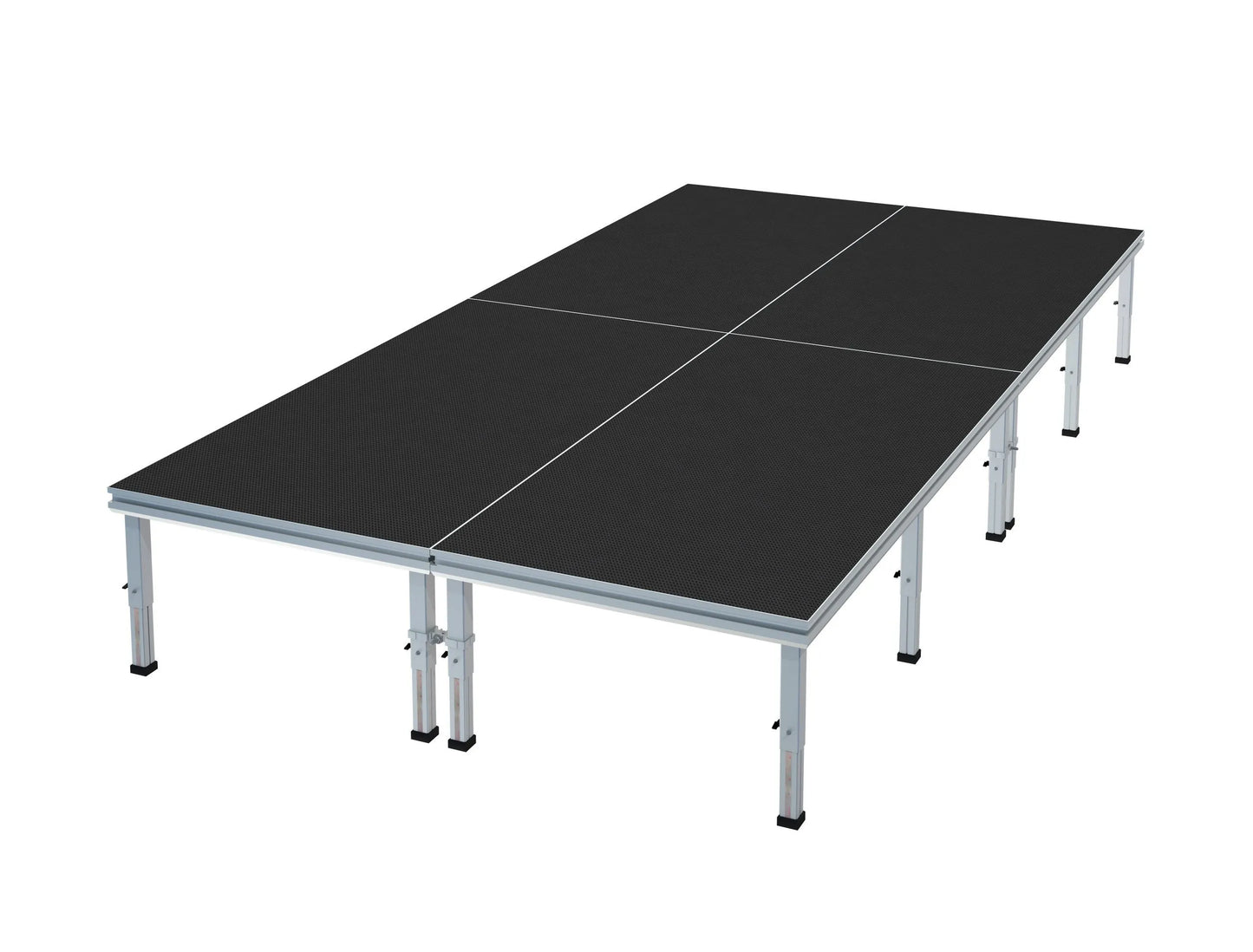 4m by 2m Adjustable Height Stage System – MAV Hire