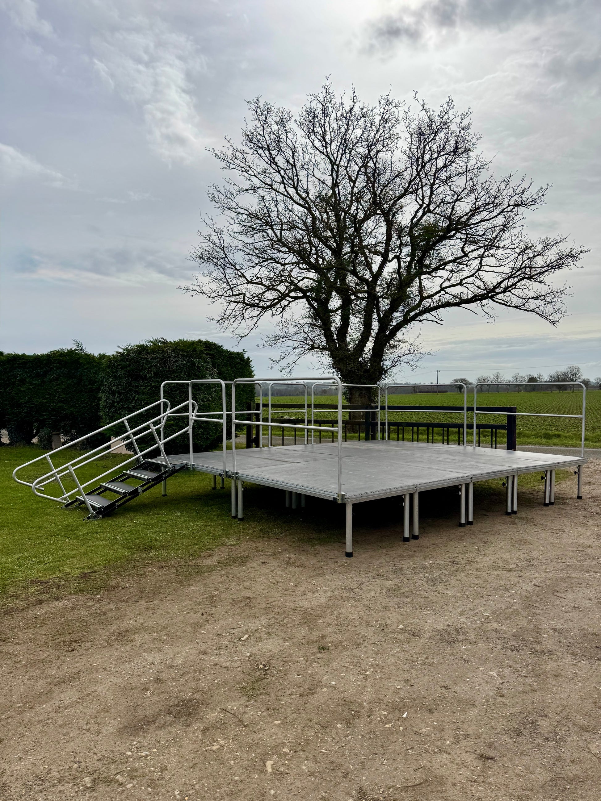 5m by 4m Adjustable Height Stage System – MAV Hire