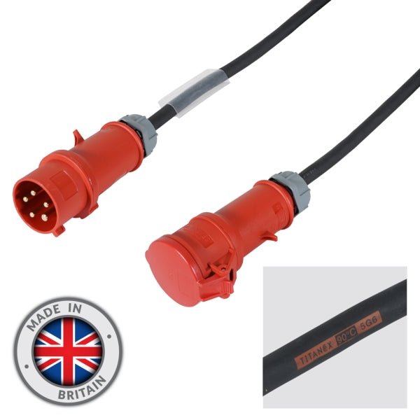 32A Three Phase Cable – Available for Hire – MAV Hire