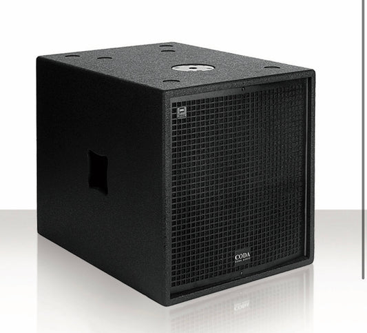Coda Audio PW115a 15" Powered Subwoofer – Available for Hire – MAV Hire