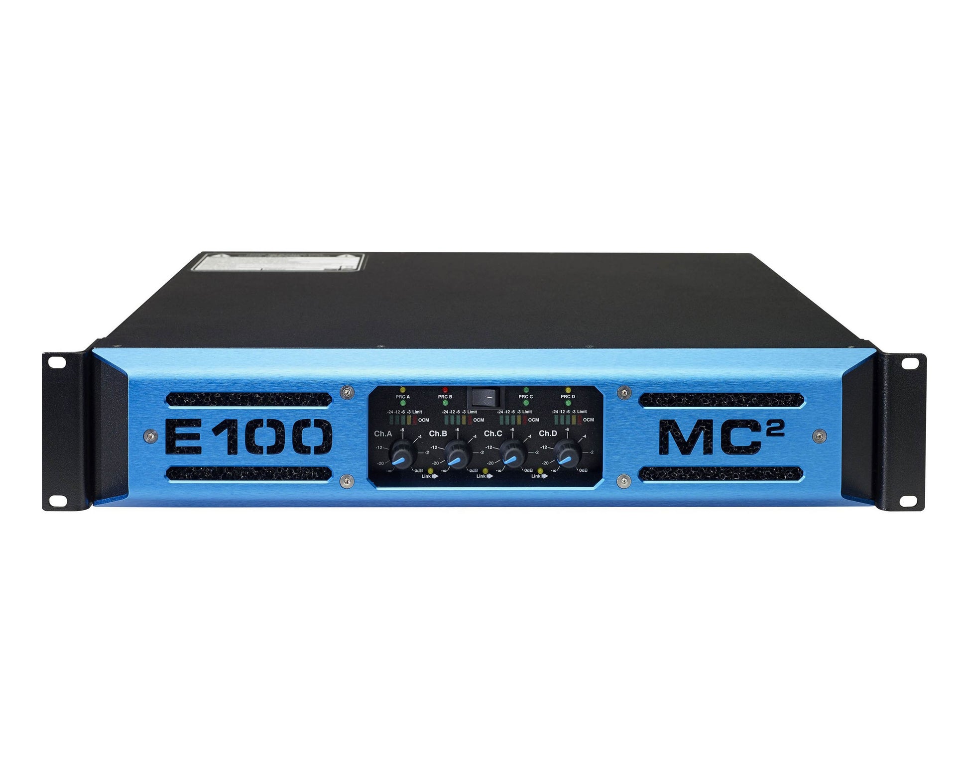 MC2 E100 Class D Quad Power Amplifier 4x2500W @ 4Ω – Available for Hire – MAV Hire
