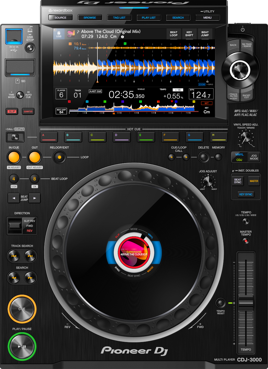 Pioneer CDJ-3000 Multi Player – Available for Hire – MAV Hire