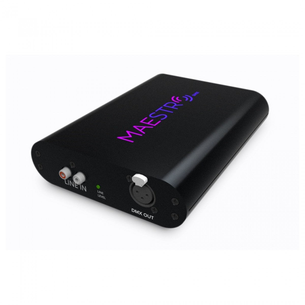 MaestroDMX music-reactive lighting controller, available to hire from MAV Hire, Norfolk