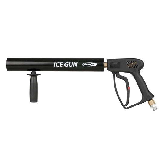 Showtec FX Ice Gun handheld CO2 jet gun, available to hire from MAV Hire, Norfolk